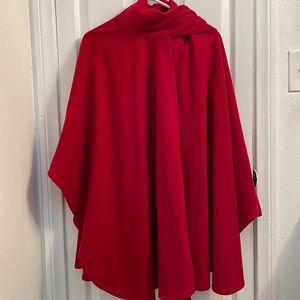 Plus size.  Fleece Wrap/Poncho